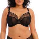 Elomi Womens Matilda Underwire Plunge Bra (40G, Black)