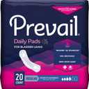 Prevail Incontinence Bladder Control Pads for Women, Moderate Absorbency, Regular Length, 180 Count (packaging may vary)