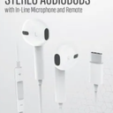 Acoustix Stereo Audiobuds with In-Line Microphone and Remove White