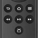 Allimity Replacement Voice Command Remote for Amazon TV Stick 4K and TV Cube (No Power & Volume Buttons)