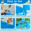 40in Pool Basketball Pool Game Set Inflatable Water Soccer Polo Game 2-in-1 Poolside Floating Summer Swimming Sports Toy for Kids Teens Includes 2 Balls and Pump for Beach Yard Indoor Outdoor