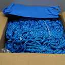 Upgraded Kids' Polyester Climbing Net, 8 Sizes, Heavy-Duty & Exquisite, Ideal for Indoor/Outdoor Playscapes - Treehouse, Gym, Balcony - Enhanced Safety (Sky Blue, 6ft x 9ft)