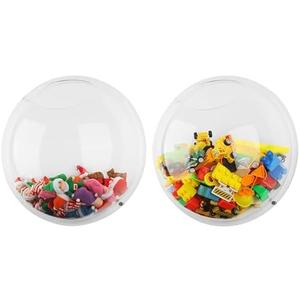 Yungyan 2 Pcs Acrylic Toy Dispenser for Wall Mounted Wall Toy Organizer for Kids Hanging Storage Display Acrylic Organizer Clear Storage Bin for Nursery Playroom Cars Trains(Classic Style)
