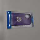 ONETOP for iPhone 16 Wallet Case with Card Holder, 360 Rotation Ring Kickstand RFID Blocking PU Leather Double Magnetic Clasp Shockproof Cover for Women and Girls 6.1 Inch (Purple)