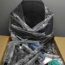 VIVOSUN Outdoor Tumbling Composter Dual Rotating Batch Compost Bin, 43 Gallon Black Door