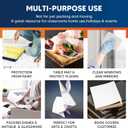 15" x 12" Newsprint Paper for Packing Boxes, 360 Sheets Packing Paper for Moving Boxes, Newspaper Packing Materials, Ideal for Drawing, Sketching, Wrapping, Shipping, Packaging, Dishes Glasses Filler (White)