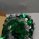 TURNMEON 5 Ft Pop Up Christmas Tree Dual Color Change Lights Ball Ornaments Star Sequin Green Tinsel Christmas Tree 8 Mode Timer Warm White Colorful Battery Operated Holiday Xmas Decoration Indoor