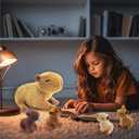 Capybara PlushCute Capybara Mommy Stuffed Animal with 4 Baby Capybara Plushies in TummyKawaii Capybara Plush Toy Gift for Kids Girls Boys