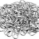 Syhood 100 Pcs Lobster Claw Clasp 0.91x0.47 Inch Large Lobster Claw Clasp Necklace Bracelet Fastener Hook DIY Jewelry Finding(2.3 x 1.3 Cm/ 0.91 x 0.47 Inch,Silver)