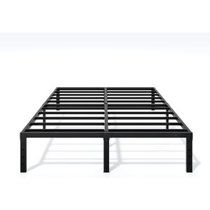 Full Size Bed Frame 14 Inch Metal Platform Bed Frames with Underbed Storage Full Bed Frame, Heavy Duty Sturdy Mattress Foundation, No Box Spring Needed, Easy Assembly, ack, Size: Full