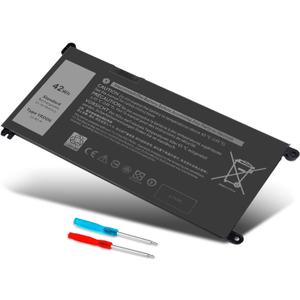 42Wh YRDD6 Battery for Dell inspiron 15 3000 Series 3583 3593 3582 3584 3501,inspiron 15 5000 Series 5582 5584 5593 5594 5598 5585 14 3493 5481 5482 5485 5491 5493 7586 Vostro 5481 1VX1H P93G P75F