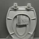 Little2Big Toilet Seat with Built-In Toddler Potty Training Seat, Slow Close, Easy to Install, Made in USA, ELONGATED, White