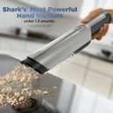 Shark WANDVAC Power PET Cordless Hand Vac, Ultra-Lightweight & Portable with Powerful Suction & Boost Mode, NEW FurFins Tool & Duster Crevice Tool, Designed for Car & Pet Homes, White, WV410WH