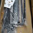 MAXYOYO Accent Chair with Ottoman Adjustable Backrest, Tufted Living Room Chair Upholstered Lounge Chair with Footrest Set, Modern Chair Cozy Reclining for Reading Room, Black