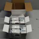 BESTTEN 20 Pack 15 Amp Decorator Wall Receptacle Outlet, Non-Tamper-Resistant, Wallplate Included, 15A/125V/1875W, UL Listed, White