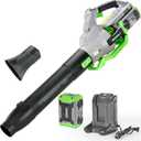NovorikX Electric Leaf Blower, 810 CFM Variable-Speed, 60-Volt Lithium-ion Cordless Leaf Blower with 5.0Ah Battery and Charger Included, Powerful for Yard Cleaning