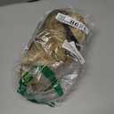 RightOn 22 Inches Blonde Mix Brown Wig Long Curly Mix Blonde Wig with Bangs Long Wavy Wig for Halloween Cosplay Costume Party