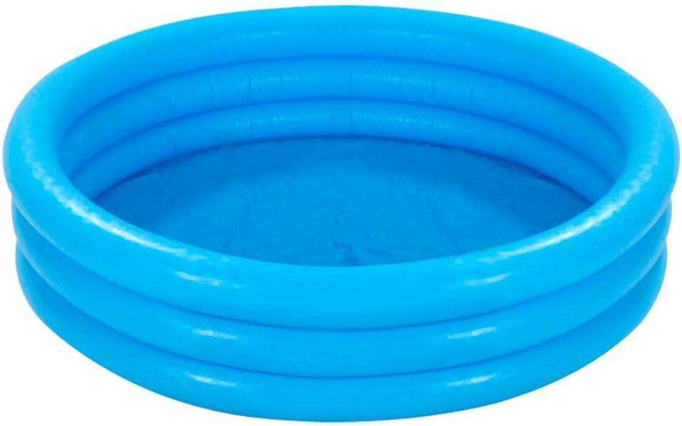 INTEX 58426EP Crystal Blue Inflatable Kiddie Pool, 58in x 13in, for Ages 2+