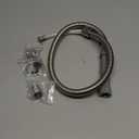 Pre Rinse Spray Valve with 45 Stainless-Steel Hose,1.42 GPM Pre Rinse Sprayer Commercial Sink Sprayer with Ergonomic Handle Commercial Faucet Parts,Fit for Dish Washing Spray Gray