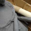 Modern Cat Tree for Indoor Cats Large Adult, 46.5" Tall Wooden Cat Tower for Large Cats with Scratching Post, Luxury Cat Condo, Grey