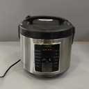 COMFEE' Rice Cooker, Slow Cooker, Steamer, Stewpot, Saut All in One (12 Digital Cooking Programs) Multi Cooker (5.2Qt ) Large Capacity. 24 Hours Preset & Instant Keep Warm, Black/Silver (MB-M25) (10 Cups Uncooked)