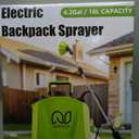 Battery Powered Backpack Sprayer 4 Gallon, Electric Garden Sprayer in Lawn