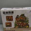 Miniature House Kit, Dollhouse Kit, Miniature Kit, DIY Mini House Building Kit for Adult Teen, Forest Adventure