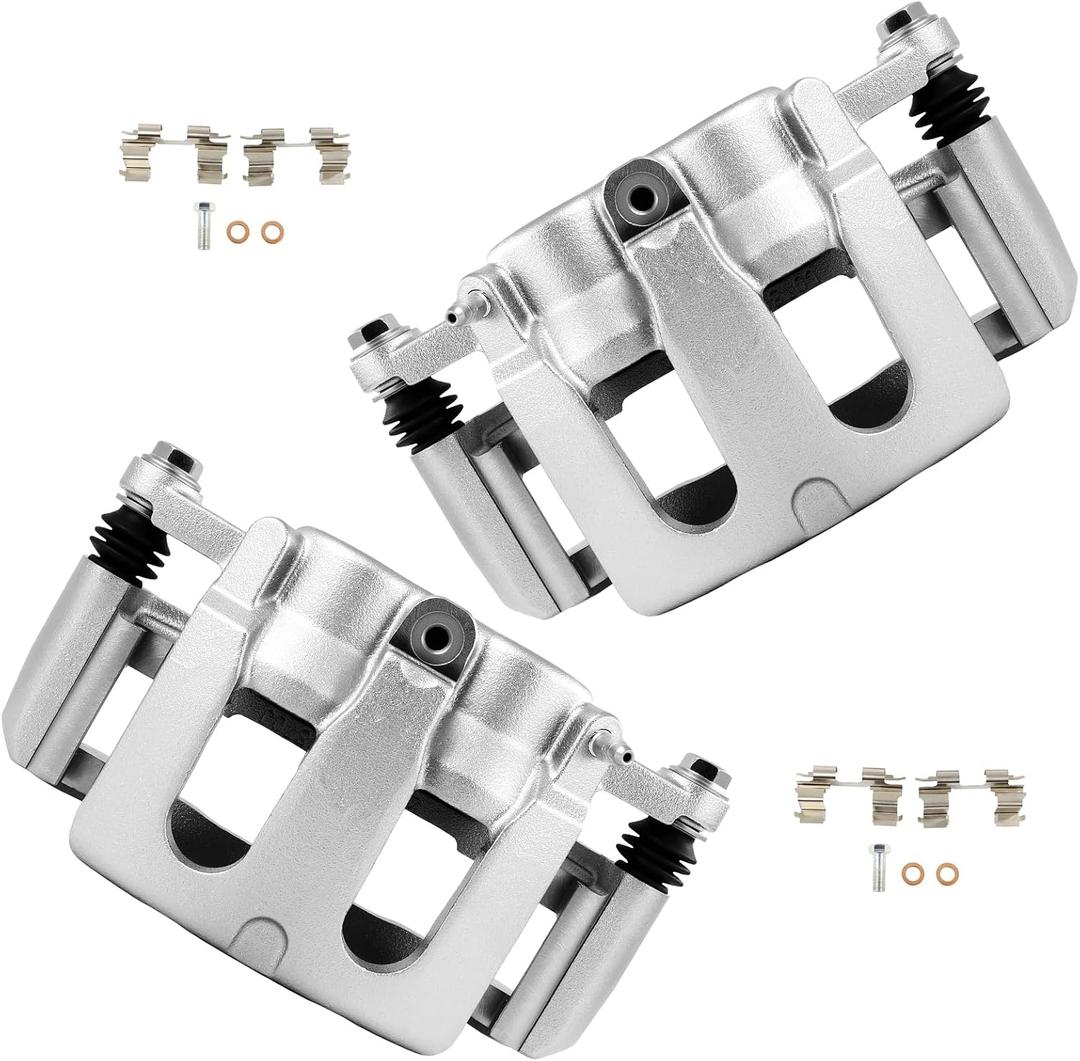 cciyu Front Left & Right Brake Calipers Assembly w/Bracket 18B5214 18B5215 For Ford For Explorer/For Flex/For Taurus,For Lincoln For MKS/For MKT