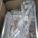 Stainless Steel Litter Box 14.5" High-Side, XL Metal Cat Litter Box, Corner Opening Entry Pet Toilet, Cat Litter Pan with Wheels, Easy to Move, Non-Stick, No Odor, for Big or Multiple Cats