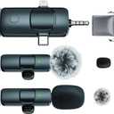 MENERESAS 3-in-1 Wireless mic for iOS/Android/Camera