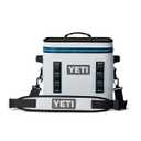 YETI Hopper Flip 12 Portable Cooler, Fog Gray/ Blue