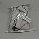 HOXHA Indoor Air Conditioner Cover for Window Units,Double Insulation Anti-Rust Adjustable Inside Window AC Cover with Free Elastic Straps (21x15x3.5 inches)