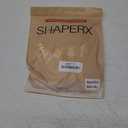 SHAPERX Tummy Control Underwear for Women – Mid-Waisted Seamless Shapewear Shorts Anti-Rolling Faja Body Shaper Under Dresses L/ XL