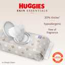 Huggies Skin Essentials Baby Wipes, Hypoallergenic, 99% Water, 15 Flip Top Packs (840 Wipes Total)