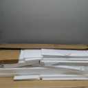 2 Flip Drawers Shoe Cabinet Storage for Entryway, Narrow Shoes Organizer Cabinet for Front Door Entrance, Free Standing Hidden Wooden Hallway Shoe Rack(White) (Medium)