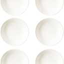 6 Pack White Soy Sauce Dish Ceramic Dip Bowl Set, Ceramic Soy Sauce Plates, Porcelain Side Dish for Ketchup Sauce Plate Soybean BBQ Sushi Party, 2.75 Inches