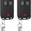 2 for Liftmaster Chamberlain Craftsman Garage Door Opener Remote 890Max 893MAX 893LM 371LM 373LM G953EV-P2, Key Chain Garage Door Opener Remote for Purple Red Yellow Orange Green Learn Buttons