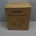 FEPPO Mattress Vacuum Cleaner, 16Kpa Bed Vacuum Cleaner with 253.7nm UV-C Light, 140F Heat, HEPA Filter & Ultrasonic, Versatile Handheld Vacuums for Bed, Sofa, Couch, Crib(Corded, 500W) (Violetgrey)