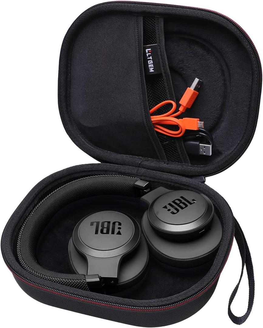LTGEM Case Compatible with JBL Tune 770NC / 510BT / 720BT / 520BT / 520C / 670NC, for JBL Live 770NC / 670NC / 680NC / 780NC Headphones, Black