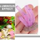 DOITOOL Glow in The Dark Aquarium Coral Reef Decor Mini Artificial Coral Ornament for Fish Tank 1.34 Inch Simulation Plant Decoration for Freshwater and Saltwater Tanks
