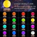 VGAzer Levitating Moon Lamp, Floating and Spinning 3D Moon Light 16 Colors Model ,Gifts for Women,Thanksgiving Christmas Gifts for Kids,Friends