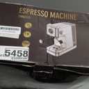 EM623 Espresso Machine 20 Bar with Steam Milk Frother, Stainless Steel Coffee Machine with Removable Water Tank for Cappuccino,Latte, Compact Stainless Steel Coffee maker for home,Great Gift