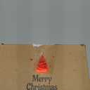 Ribbli Christmas Ribbon Wired Copper Brown with Champagne Glitter Christmas Tree Ribbons for Crafts Gift Wrapping Wreaths Garland Home Decor -2.5 Inch x 6 Rolls Total 36 Yard