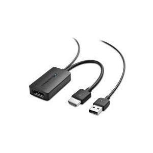 Cable Matters Uni-Directional HDMI to DisplayPort Adapter for Desktop and Laptop Computers (HDMI 2.0 to DisplayPort 1.2) with 4K 60Hz Video Resolution - Not Compatible with PS5 or Xbox Series X/S