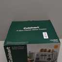 Cuisinart 4 Slice Compact Stainless Steel Toaster with Extra-Wide Slots for Bread, French Toast, Bagels & Pastries, Defrost & Reheat Functions, CPT-180P1, Brushed Stainless, Removable Crumb Tray