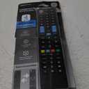 GE Samsung Replacement Remote, Universal Remote Control Compatible for Roku, Apple TV, Smart TV, Soundbar, Streaming Player, Blu Ray, DVD, DVR, 4 Device, Black, 44235