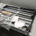 Babelio Baby Gate for Doorways and Stairs, 26-40" Auto Close Dog Gate, PressGuard C5, Easy-Install Pressure Mounted Satey Door, No Drilling Safety Gate for Child and Pets, Black