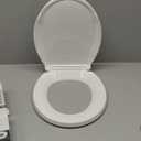 KOHLER 4639-RL-0 Cachet ReadyLatch Round Toilet Seat Soft Close, White
