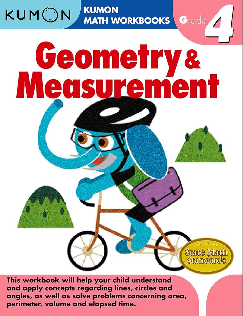 Kumon Grade 4 Geometry & Measurement (Kumon Math Workbooks)(Paperback)