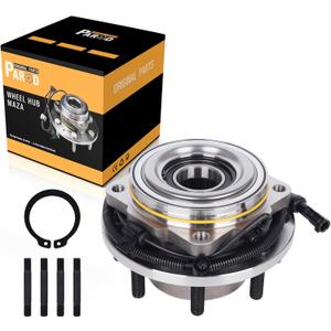 515082K 4WD Front Wheel Hub Bearing Assembly Fit for 2005-2009 Ford F-250 Super Duty, 2005-2010 Ford F-350 Super Duty DRW